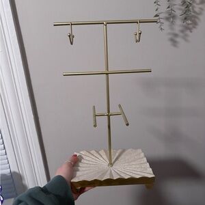 Gold Jewelry Stand